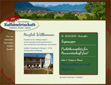 Tablet Screenshot of kaffeewirtschaft-ohlstadt.de